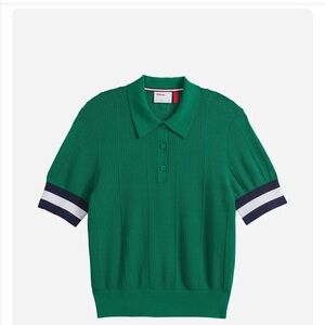 Wilson Essex Sweater Polo - Kerry Green Women's S Tennis Golf Coolmax Yarn